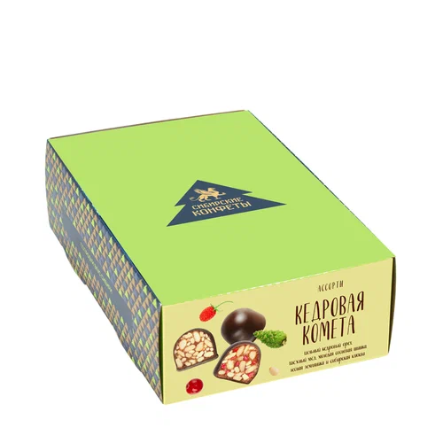  Кедровая комета Ассорти (9429) (классика, клюква, шишка, земляника), 540г   в Шадринске