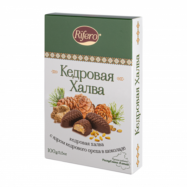№1 Риф и ко Конфеты "Кедровая халва" 100г   в Шадринске