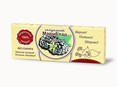  Мармелад натуральный "Ежевика" 140г в Шадринске