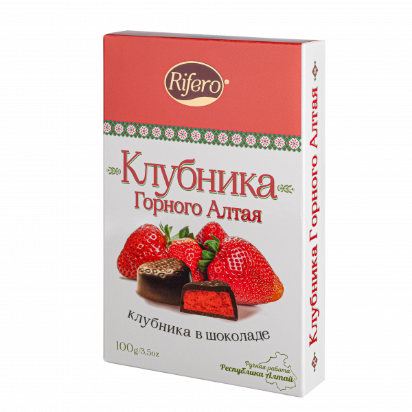 №1 Риф и ко Конфеты "КЛУБНИКА Горного Алтая" 100г        в Шадринске