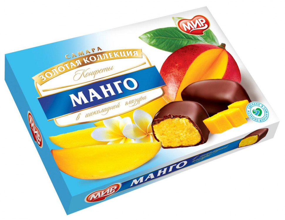  КФ МИР Манго-Кокос в шоколадной глазури 160г  в Шадринске