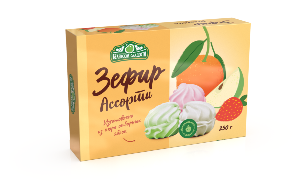 №2 Зефир белевский "Ассорти" 250г в Шадринске